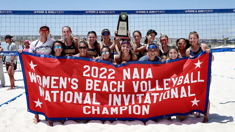 BEACH VOLLEYBALL CLAIMS NAIA NATIONAL TITLE